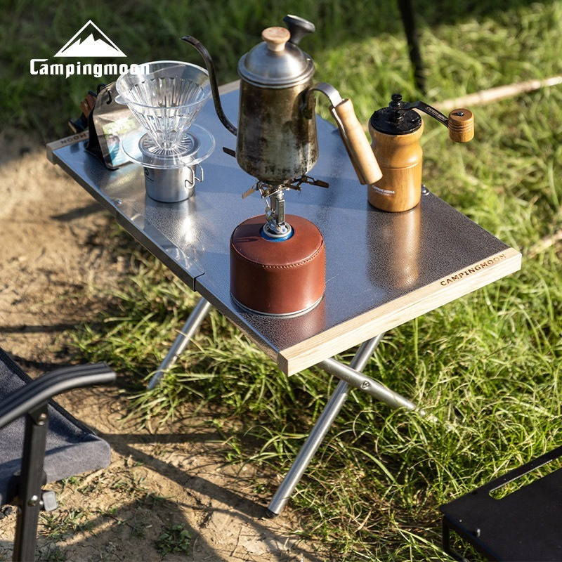 Furniture Leg Set - CAMPINGMOON T-370-1T X-Leg Portable Silver Heavy-Duty