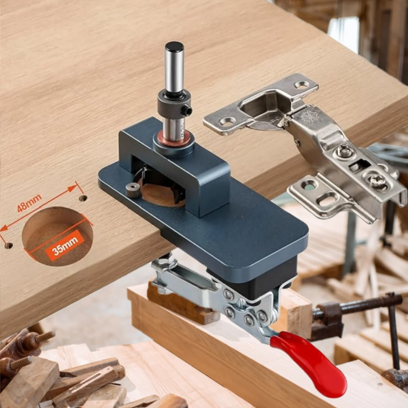 Furniture Hardware Hinges - 35mm Hinge Jig - Precise Boring