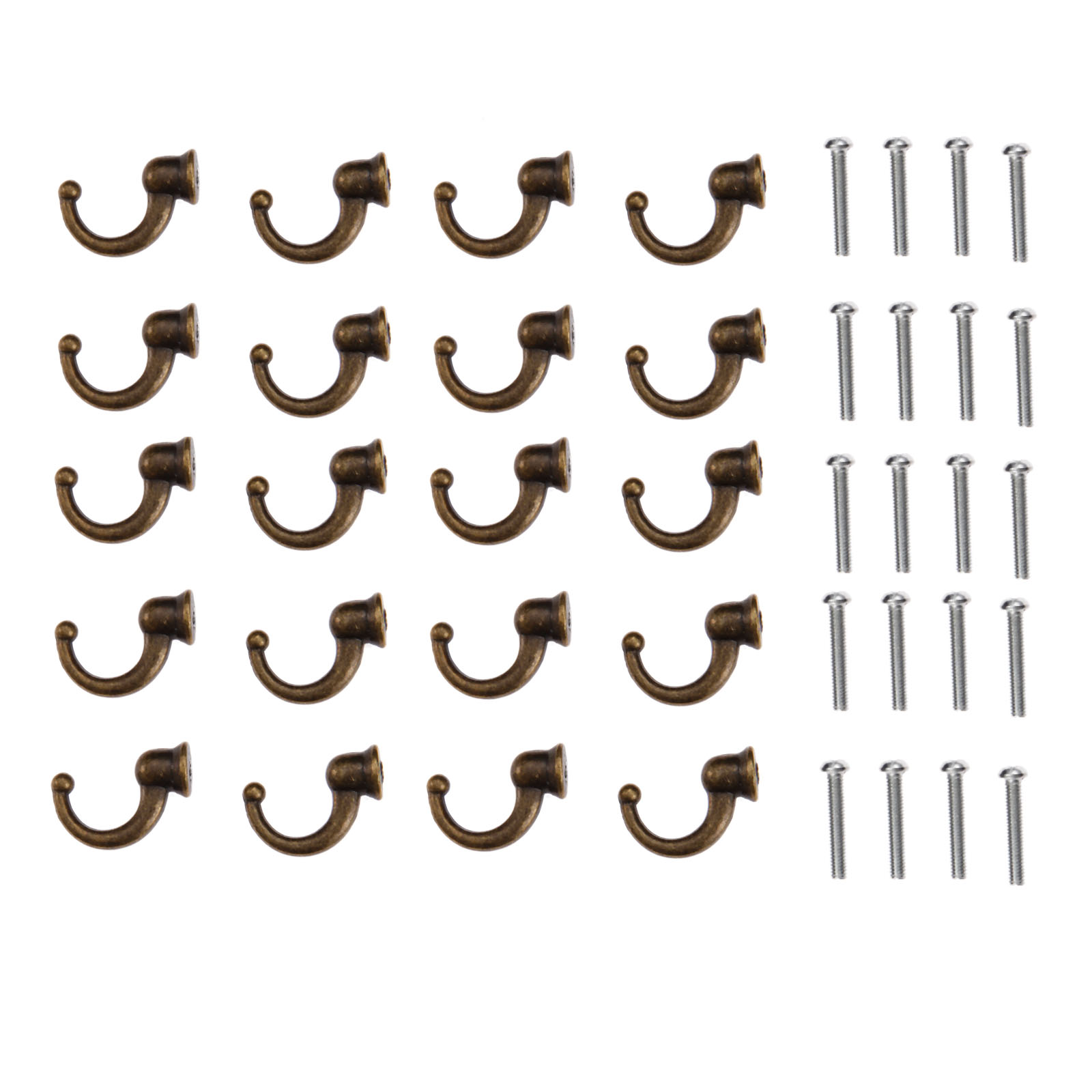 Furniture Hardware Antique - 20pcs 29*20*12mm Antique Bronze Wall Hooks