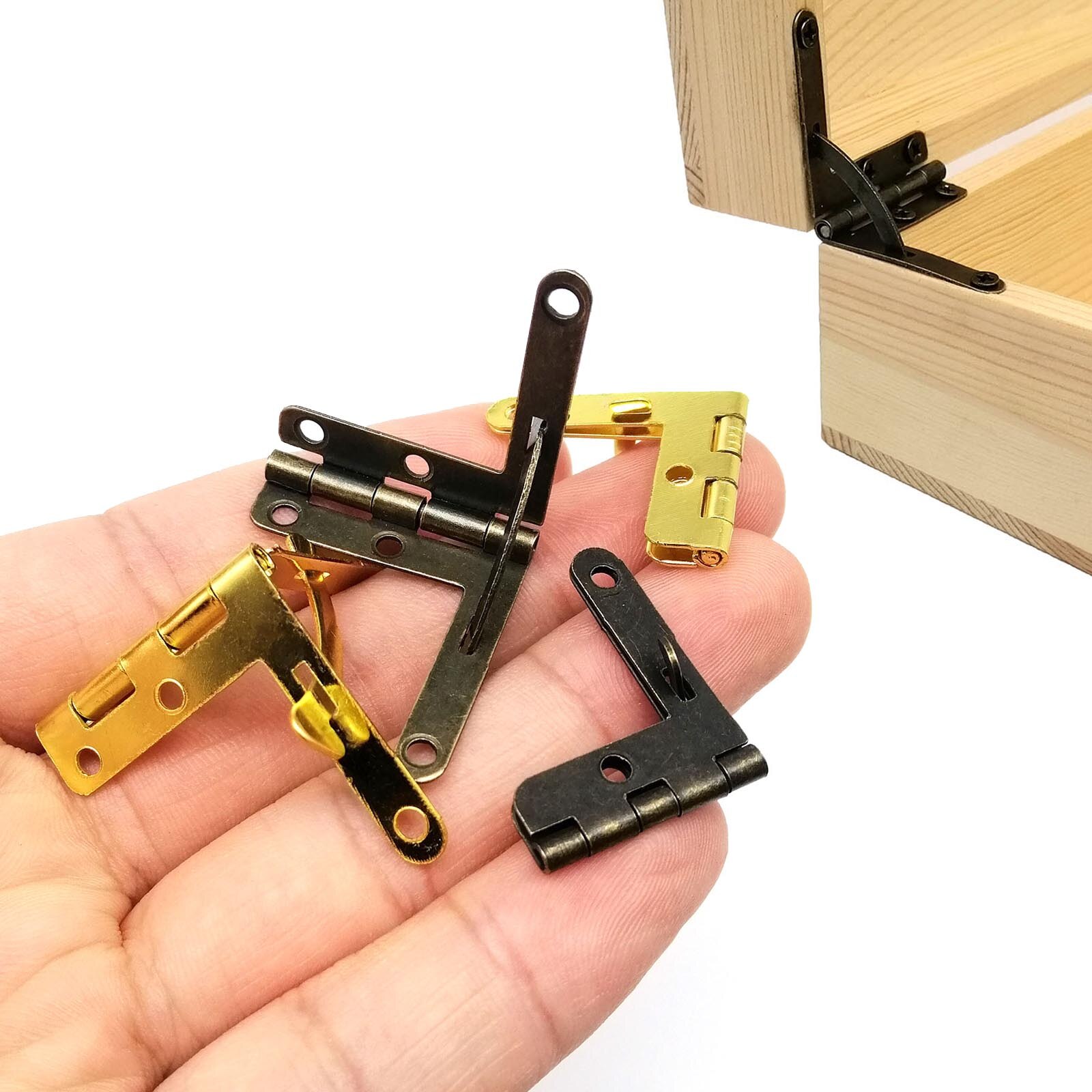 Furniture Hardware Antique - 12pc Support Spring Hinge with Screw