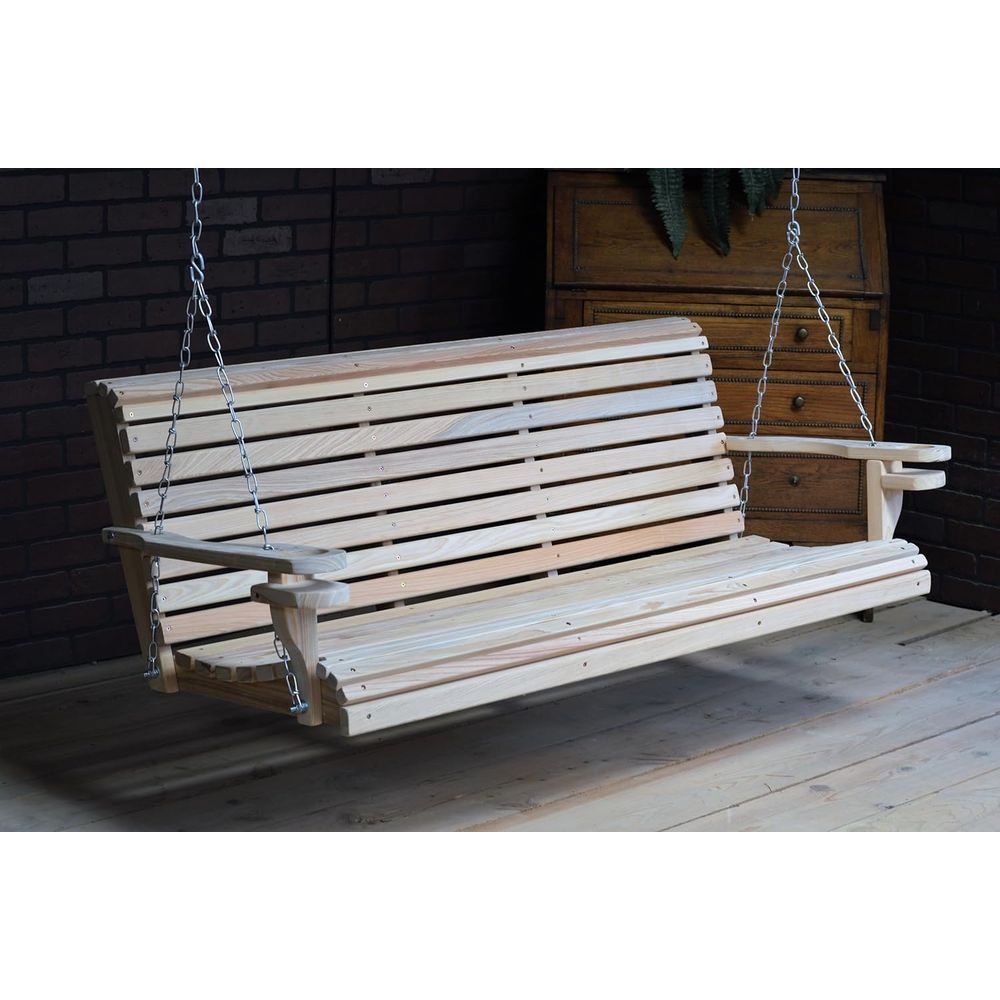 Furniture Hardware Usa - 5T CyprRoll Porch Swing Made in