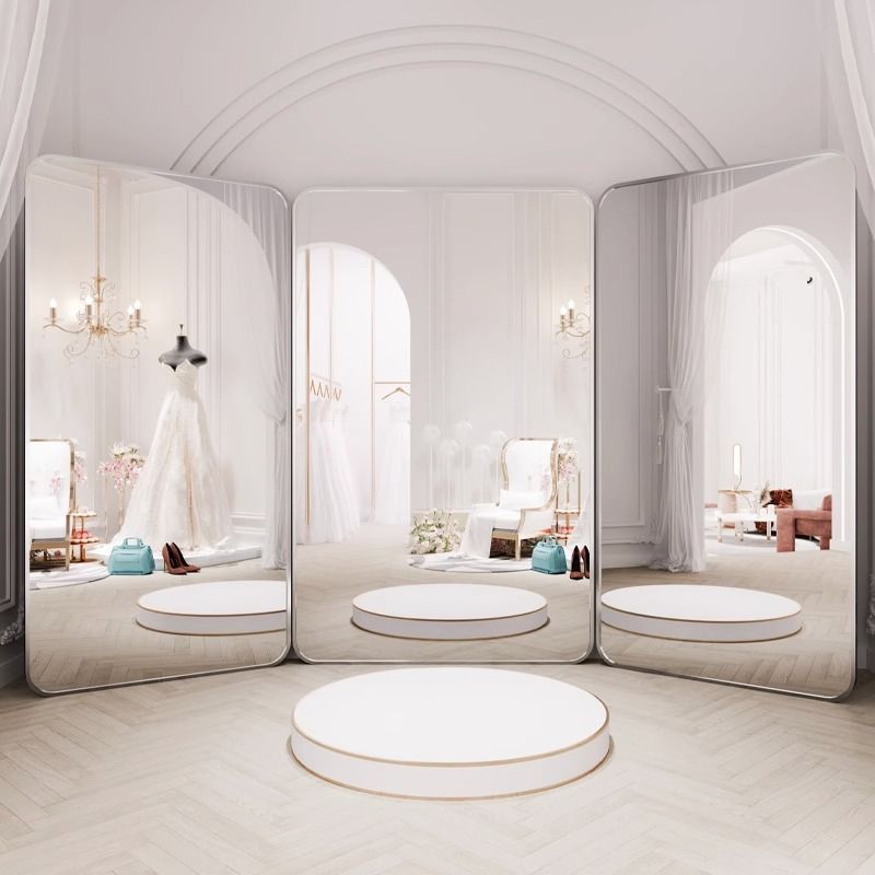 Furniture Hardware Shop - Wedding Shop Three-sided Mirror Dress Hall