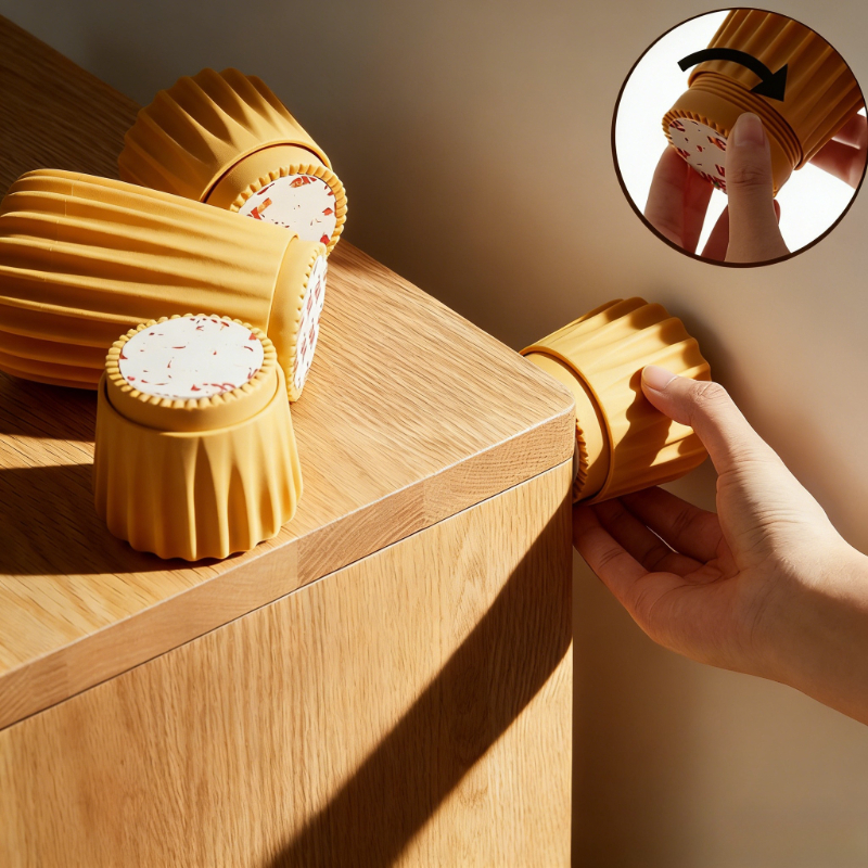 Furniture Leg Set - 2Pcs Adjustable Bed stabilizer Headboard stoppers