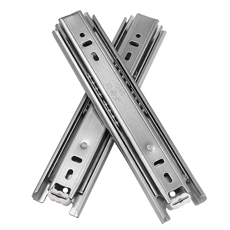 Stainless Steel Three-Section  – Furniture Rails Hardware Bewertung und Preis