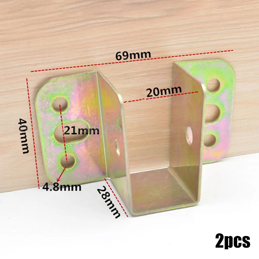 2pcs U Shaped Metal Bed Bracke – Furniture Rails Hardware Bewertung und Preis