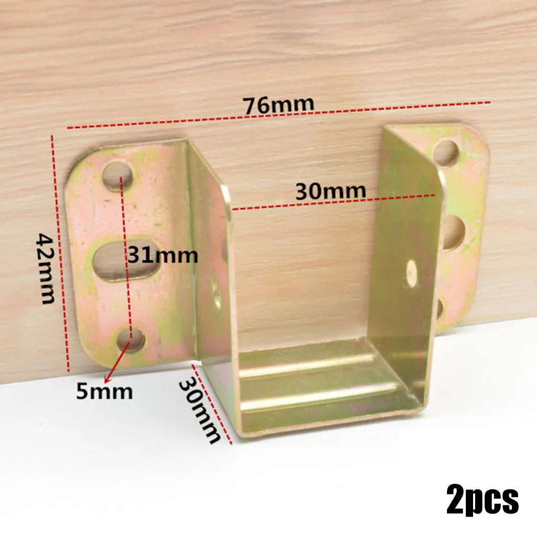 2pcs U Shaped Metal Bed Bracke – Furniture Rails Hardware Bewertung und Preis