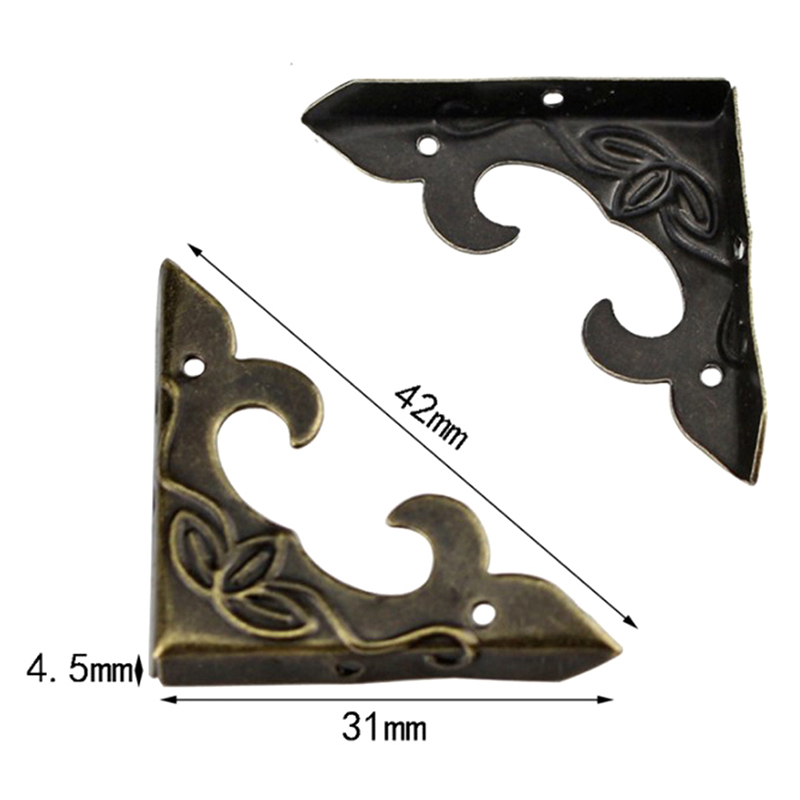 C 10PCS Antique Corner Bracket – Furniture Hardware Antique Bewertung und Preis