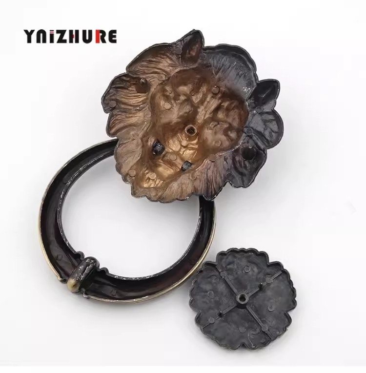 Antique Bronze Lion Head Handl – Furniture Hardware Antique Bewertung und Preis
