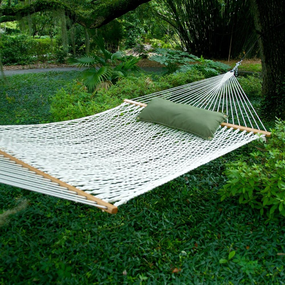 Two-Person White Rope Hammock  – Furniture Hardware Usa Bewertung und Preis