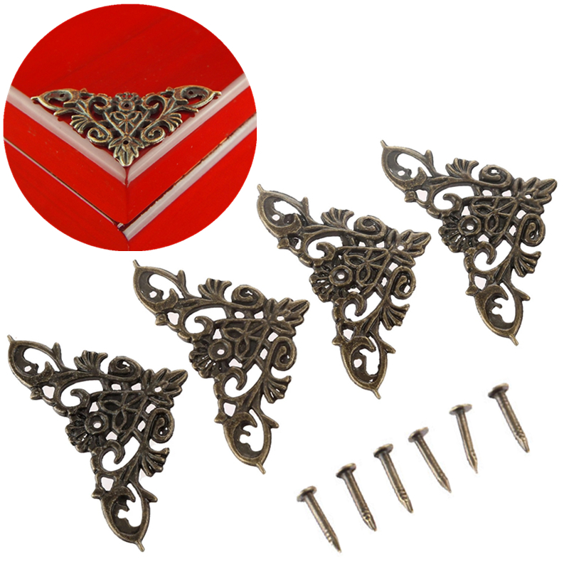 12pcs Antique Corner Brackets  – Furniture Hardware Antique Bewertung und Preis