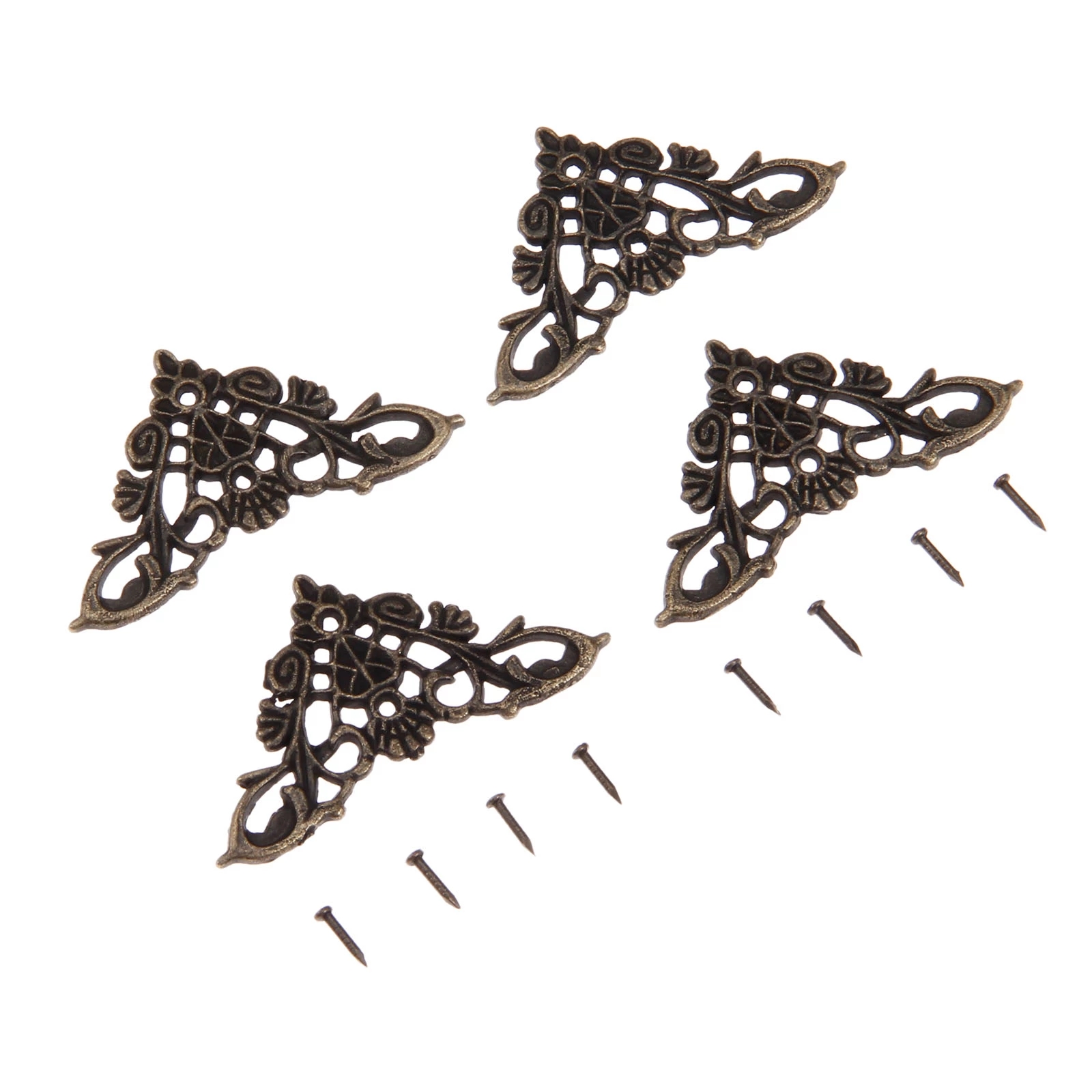 12pcs Antique Corner Brackets  – Furniture Hardware Antique Bewertung und Preis