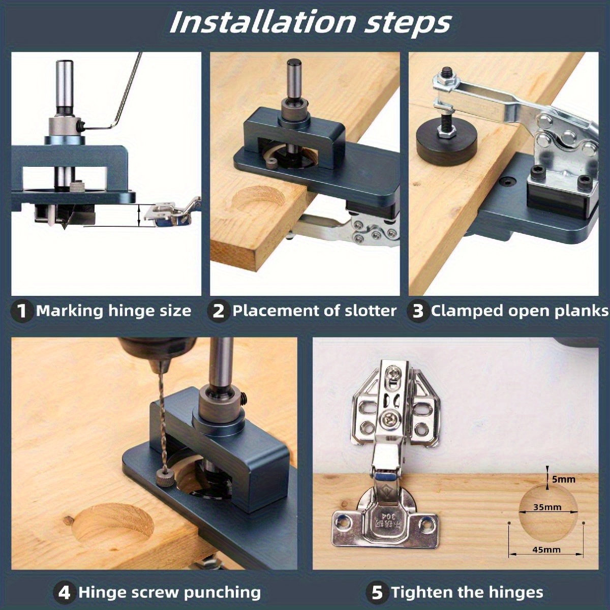 35mm Hinge Jig - Precise Borin – Furniture Hardware Hinges Bewertung und Preis