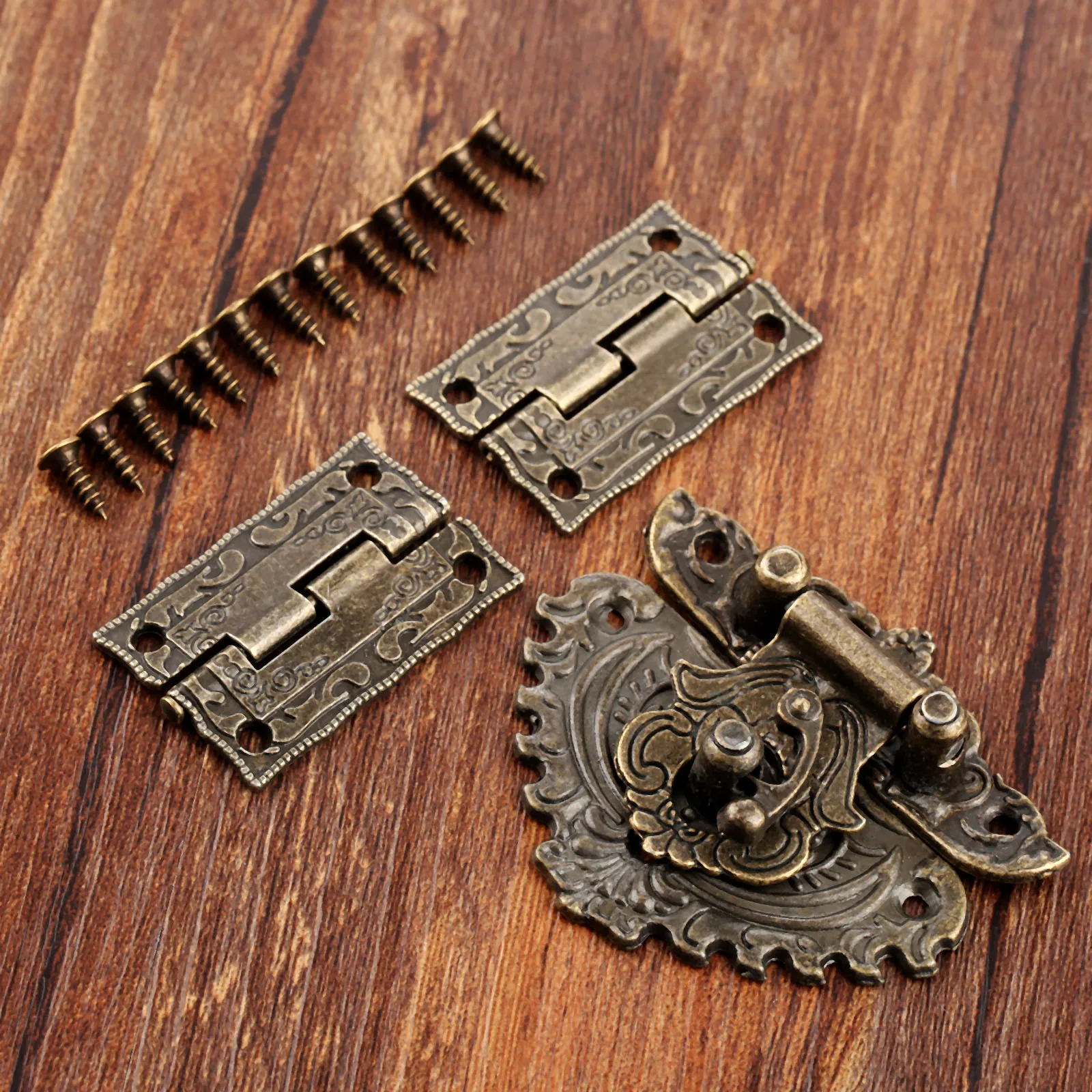 3pcs/set Antique Bronze Padloc – Furniture Hardware Antique Bewertung und Preis