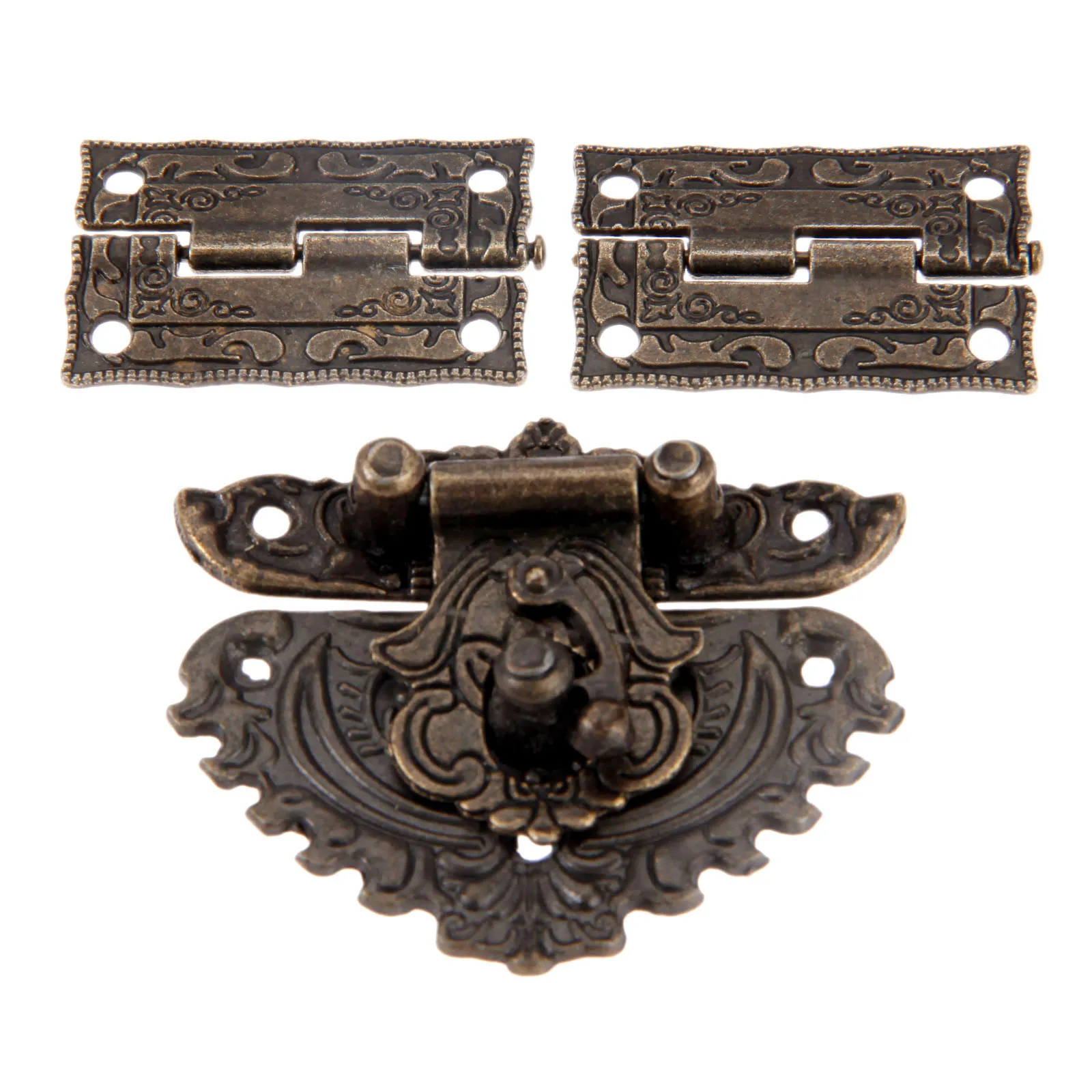 3pcs/set Antique Bronze Padloc – Furniture Hardware Antique Bewertung und Preis