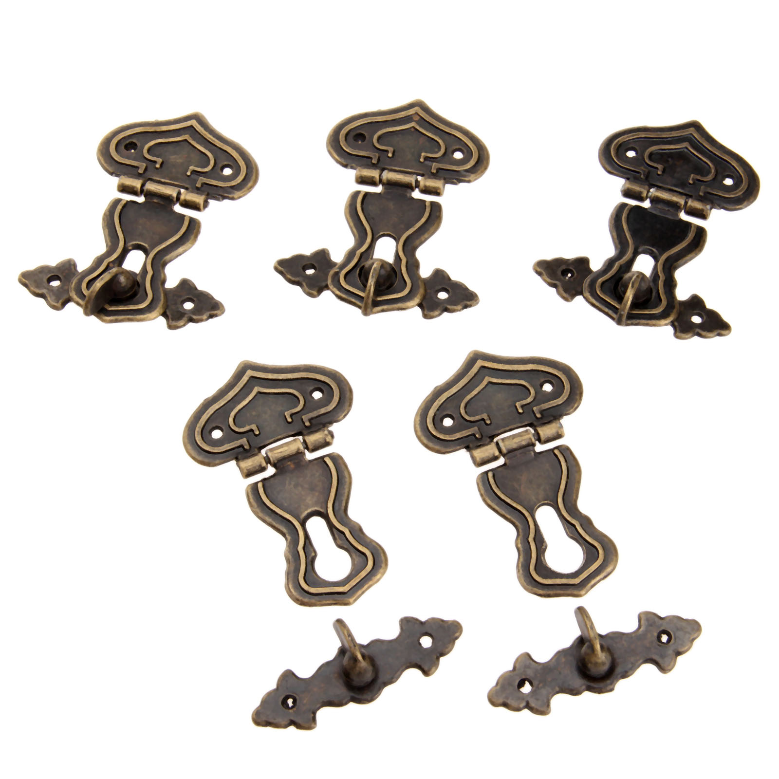 5Pcs 63x47mm Antique Metal Loc – Furniture Hardware Antique Bewertung und Preis