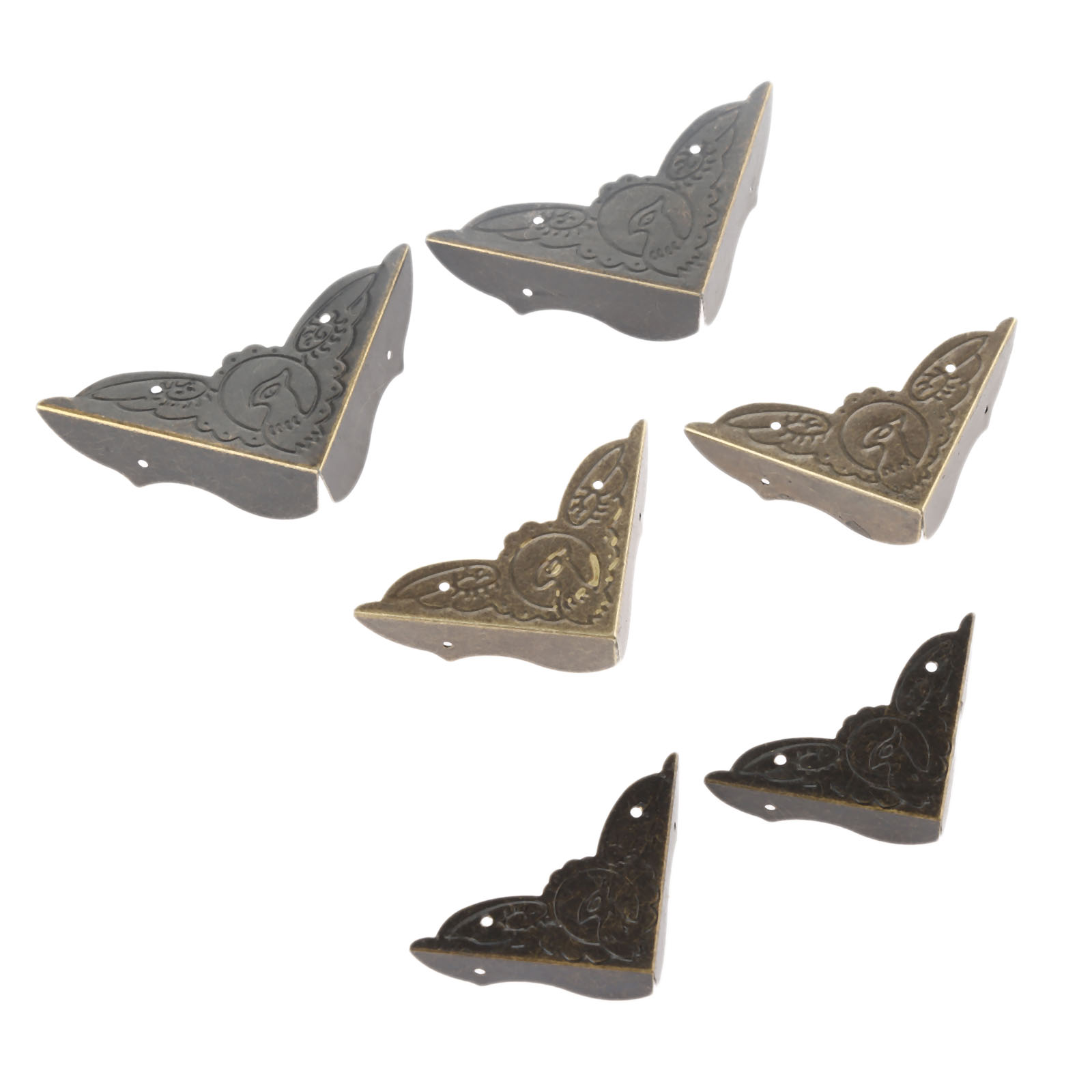 4Pcs Antique Brass Corner Brac – Furniture Hardware Antique Bewertung und Preis