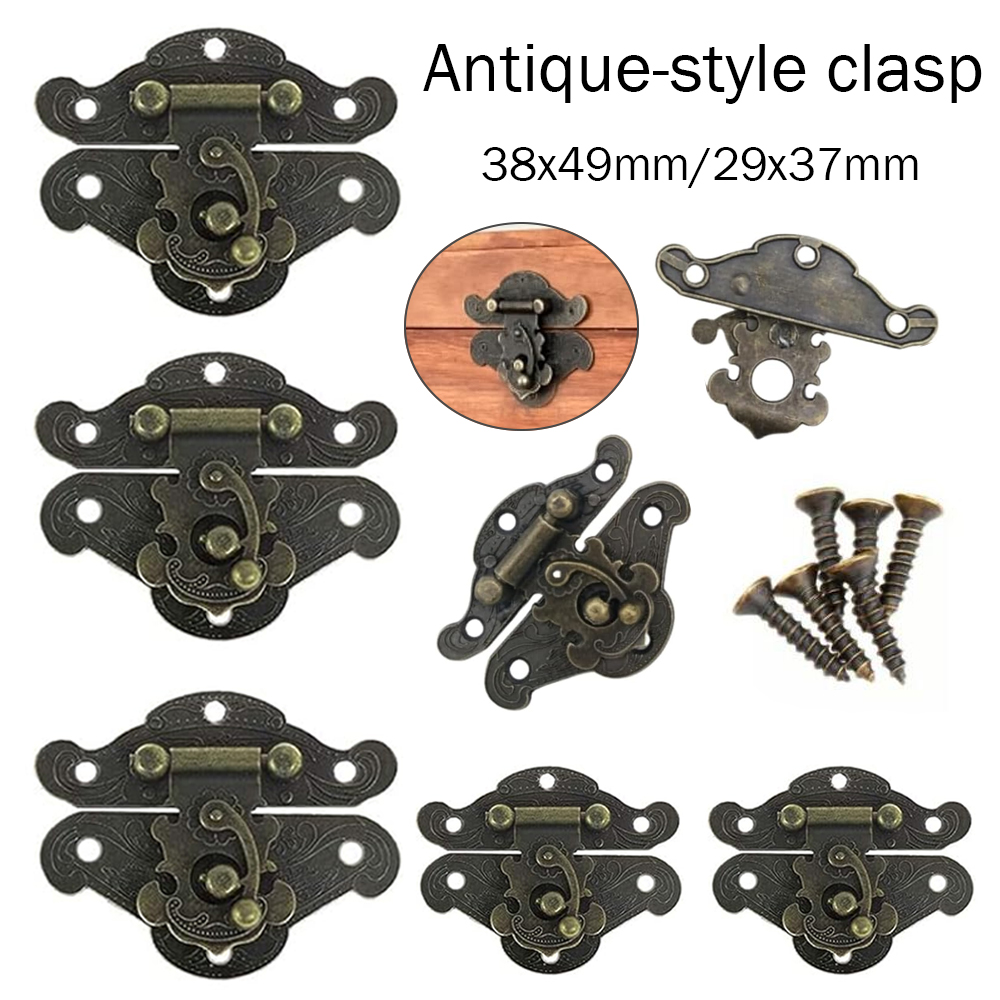 5-20pcs Vintage Metal Hasp Lat – Furniture Hardware Antique Bewertung und Preis
