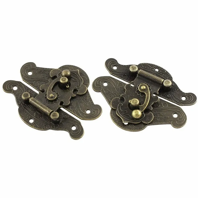 5-20pcs Vintage Metal Hasp Lat – Furniture Hardware Antique Bewertung und Preis